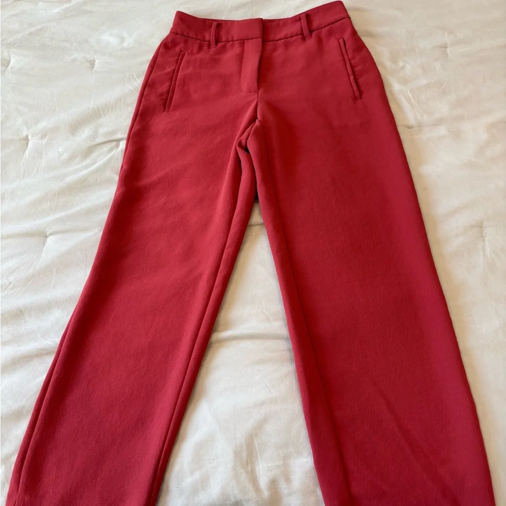 Aritzia Wilfred “Brick Red”Ankle Pants - Picture 4 of 5